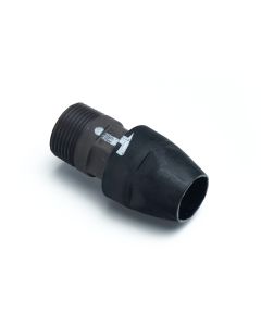 Nipple Socket ISO 7-R Male Aluminium D25 x 1"